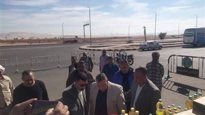 افتتاح سوق اليوم الواحد بمدينه ابورديس 