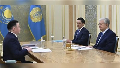 الرئيس توقاييف يلتقي رئيس المحكمة العليا أسلم بك ميرغالييف