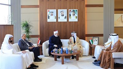 صور..وكيل الأزهر يلتقي رئيس الشؤون الإسلامية والأوقاف الإماراتي لبحث تعزيز التعاون وتبادل الخبرات