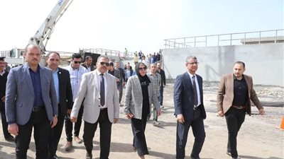 محافظ الشرقية يُتابع معدلات أداء مشروع إنشاء محطه معالجة صرف صحي سنهوا بمركز منيا القمح