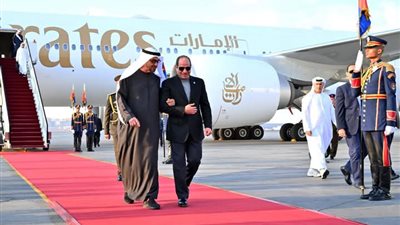 الرئيس السيسي يستقبل سمو الشيخ محمد بن زايد أل نهيان أمير دولة الإمارات العربيه