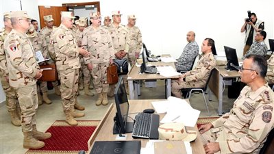 الفريق / أحمد خليفة رئيس أركان حرب القوات المسلحة يتفقد الأكاديمية العسكرية للدراسات العليا والإستراتيجية بالقيادة الإستراتيجية فى العاصمة الإدارية الجديدة 