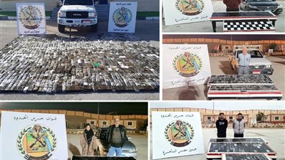 فى إطار توجيهات القيادة العامة للقوات المسلحة بتكثيف أعمال التأمين على كافة الإتجاهات الإستراتيجية