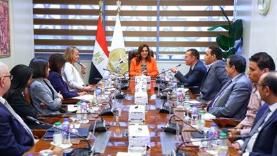 وزيرة التنمية المحلية تتابع مع وفد البنك الدولي الموقف التنفيذي لمشروعات تنمية الصعيد 