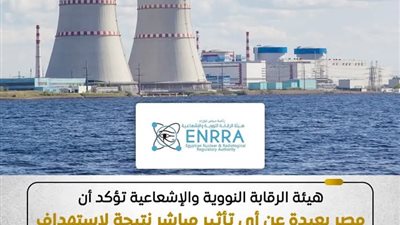 هيئة الرقابه النوويه والإشعاعيه تؤكد ان مصر بعيده عن اي تأثيرات مباشره نتيجة إستهداف المنشأت الإيرانيه