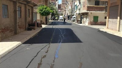 مديرية الطرق ترصف 17 شارع في مختلف أحياء الإسكندرية