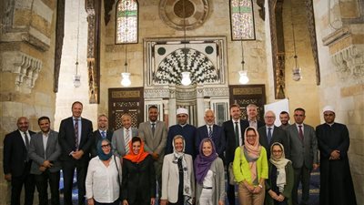 وكيل الأزهر يستقبل وفد سفراء وممثلي دول الاتحاد الأوروبي بالجامع الأزهر