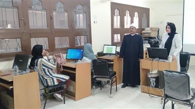 أزهر السويس يبدأ الأسبوع الثاني من تدريب العاملين على مهارات الحاسب الآلي