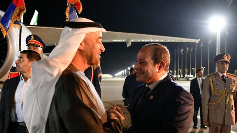 الرئيس السيسي يودع