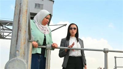 محافظ البحيرة جاكلين عازر تتفقد قناطر إدفينا وأراضي طرح النهر