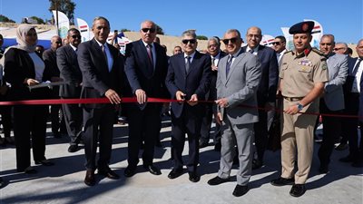 الفريق أسامة ربيع يشهد إفتتاح كوبري الشهيد مقدم أمير عوض الله 