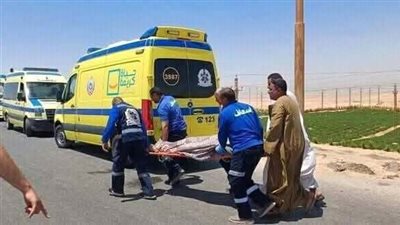 إصابة 15 في حادث إنقلاب سيارة ميكروباص بطريق السويس 