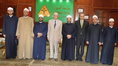 رئيس جامعةالمنوفية يشهد انطلاق أسبوع الدولة الإسلامية بحضور قيادات الأزهر الشريف 