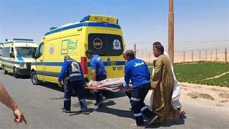 حادث انقلاب ميكروباص