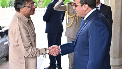 الرئيس السيسي يستقبل رئيس جمهورية كولومبيا لتعزيز العلاقات الثنائية 