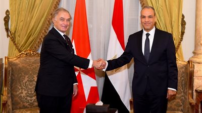 وزير الخارجية المصري يلتقي وزير خارجية فرسان مالطا