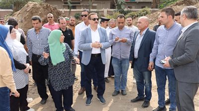 محافظ المنوفية يتفقد إنشاءات مدرسة  شهداء 6أكتوبر بجروان 
