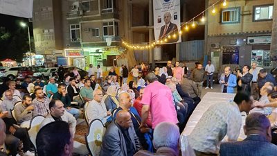 حي الغريب بمحافظة السويس يشهد تجمع إنتخابي لمرشح مستقبل وطن