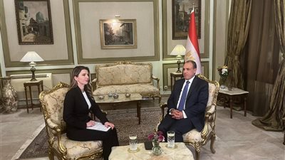 وزير الخارجية المصري يستعرض مع الإعلامية سينا ألكان تطوير العلاقات المصرية–التركية