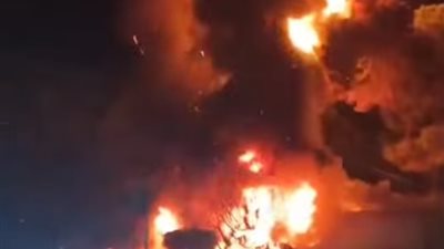 اندلاع حريق كبير في منطقة الطيونة جنوب بيروت وتدخل سريع للدفاع المدني