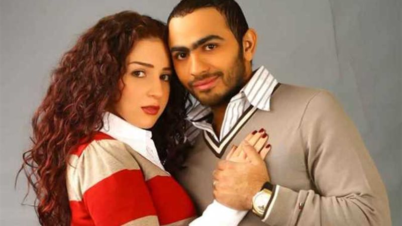 مي عز الدين وتامر