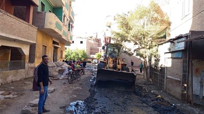  سمير : يترأس حملة نظافة مكثفة وتجريد لقرى المنوات وطموه بمركز أبو النمرس 