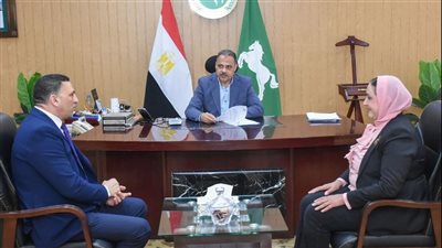 محافظ الشرقية يستقبل وكيلة وزارة الشباب والرياضة  لتهنئتها بمهام منصبها الجديد