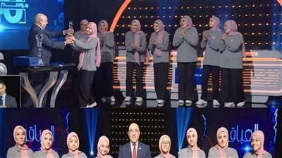 محافظ دمياط يُهنئ مدرسة اللوزى لفوزها بالمركز الثانى على الجمهورية ببرنامج العباقرة