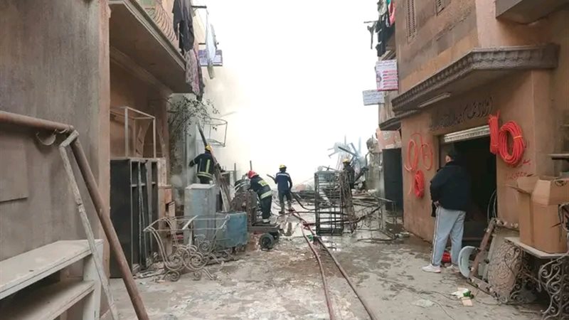 حريق استوديو مصر