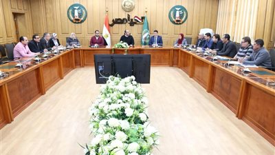 نائب محافظ المنوفية يعقد إجتماعاً لمتابعة معدلات تنفيذ مشروعات الخطة الاستثمارية 