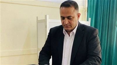 الدكتور أحمد المقدم يدلي بصوته في انتخابات النواب بدائرة أبوحمص وإدكو  بالبحيرة