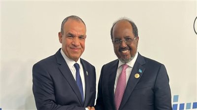 وزير الخارجية المصري يلتقي رئيس جمهورية الصومال الفيدرالية على هامش منتدى الدوحة