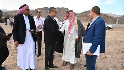 انطلاقة لوجستية جديدة بطابا.. تشغيل تجريبي لأكبر ساحةتنظيم لحركةالنقل الثقيل بجنوب سيناء