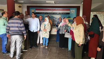مشاركة العاملين بمديرية العمل بجنوب سيناء في انتخابات مجلس النواب