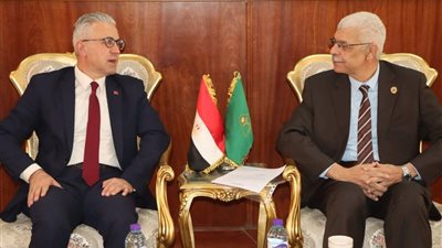 رئيس جامعة المنوفية يستقبل المستشار التعليمي بالسفارة التركية بالقاهرة ويبحث سبل التعاون 