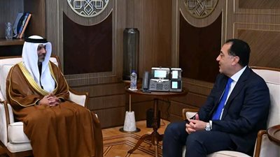 رئيس الوزراء يستقبل سفير دولة الإمارات العربية المتحدة لدى مصر