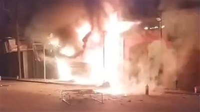 الحماية المدنية تسيطر على حريق هائل وإخماد النيران بمقلة لب في المحلة 