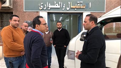 الرعاية الصحية  بالسويس تجهز مبني الطواريء بالمستشفي العام   بالتشغيل التجريبى