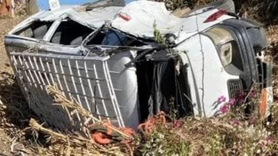 حادث مروع على طريق السادات إصابة 5 أشخاص في انقلاب سيارة بالمنوفية