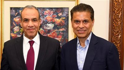 وزير الخارجية المصري يلتقي الإعلامي الأمريكي 