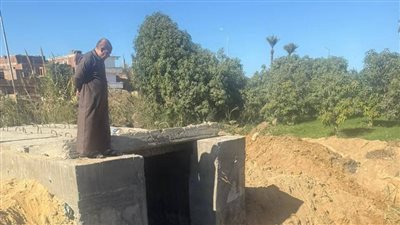 أنقاذ 700 فدان ومقابر موتي النسيج الوطني من الغرق ..في السويس