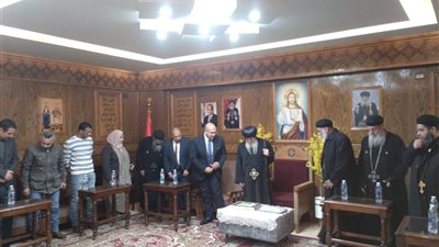 الشهابي يزور مطرانية الأرثوذكس بطموه للتهنئة بعيد الميلاد بالإنابة عن محافظ الجيزة