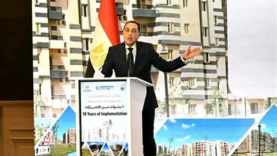 رئيس الوزراء يلقي كلمة خلال احتفالية صندوق الإسكان الاجتماعي بإنجازات 10 سنوات 
