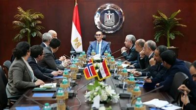 وزير الاستثمار يلتقي سفير مملكة النرويج بالقاهرة والرئيس التنفيذي لشركة «سكاتك» النرويجية 
