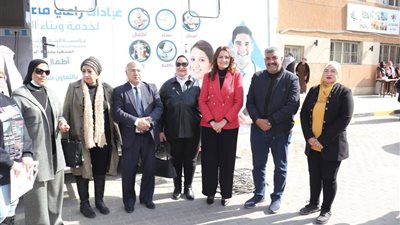 نائب محافظ الجيزة تشهد فعاليات القافلة الطبية والاجتماعية بمنطقة روضة السودان