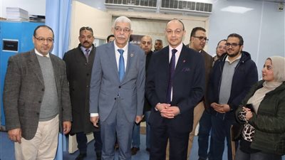 رئيس جامعة المنوفية يجري متابعة ميدانية لعناية القلب المركزة بالمستشفيات الجامعية