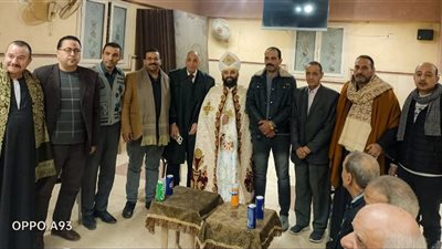 هادي عمر الأمين العام للمجلس الأعلى للقبائل العربية والمصريةبالقاهرة بزيارة لكنائس المرج