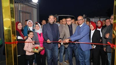محافظ دمياط ووزير الإسكان يفتتحان محطة معالجة صرف صحي الناصرية