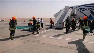 وزارة الطيران المدني تنفّذ تجربة طوارئ للجاهزية وإدارة الطوارئ بمنظومة النقل الجوي