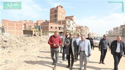 محافظ الشرقية يتفقد طريق 